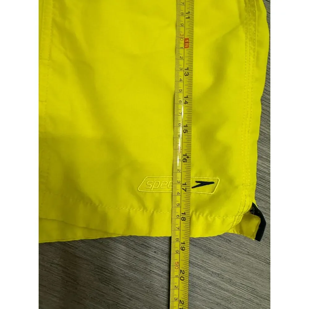 Speedo Swim Trunks, Yellow, Large